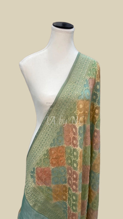 Banarasi Pure Khaddi Georgette Tissue Dupatta