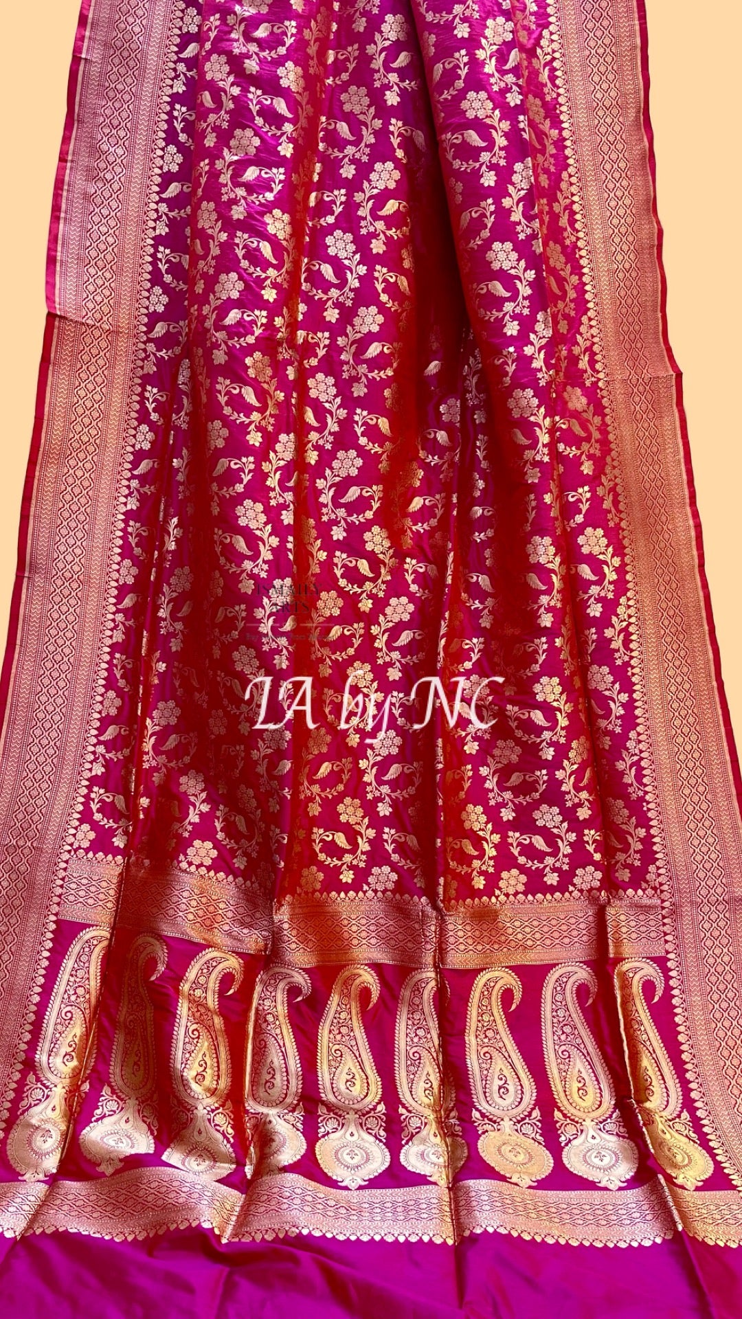 Rani Banarasi Pure Katan Silk Pattu Saree