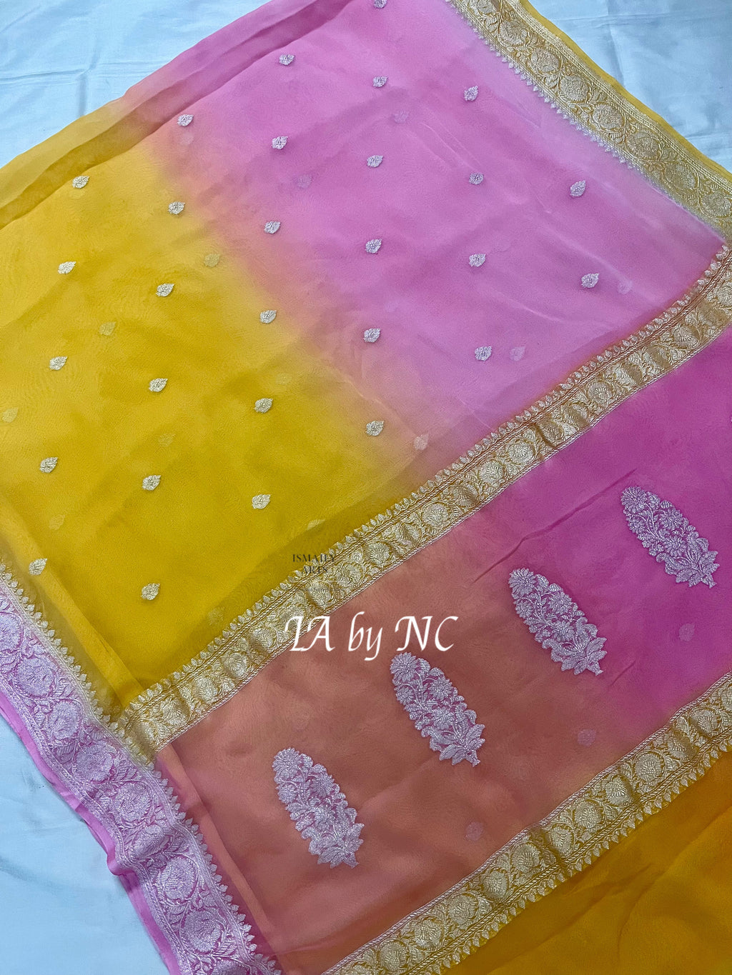 Banarasi Pure Khaddi Georgette Kadwa Saree