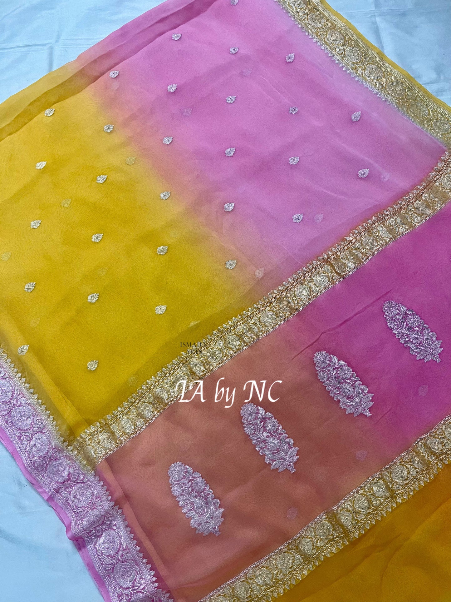 Banarasi Pure Khaddi Georgette Kadwa Saree