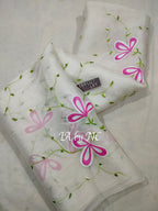 Pearl Banarasi Pure Kora Organza Saree