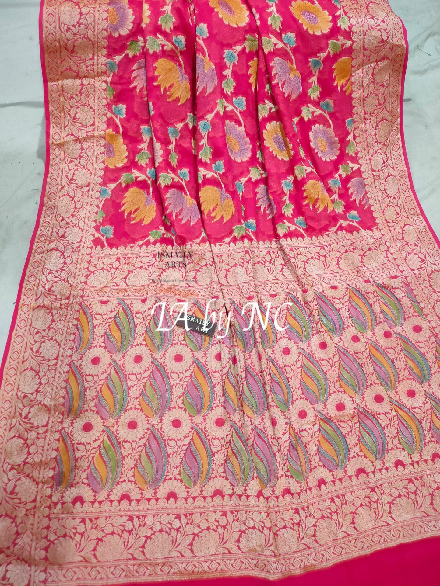 Banarasi Pure Chiffon Georgette Saree