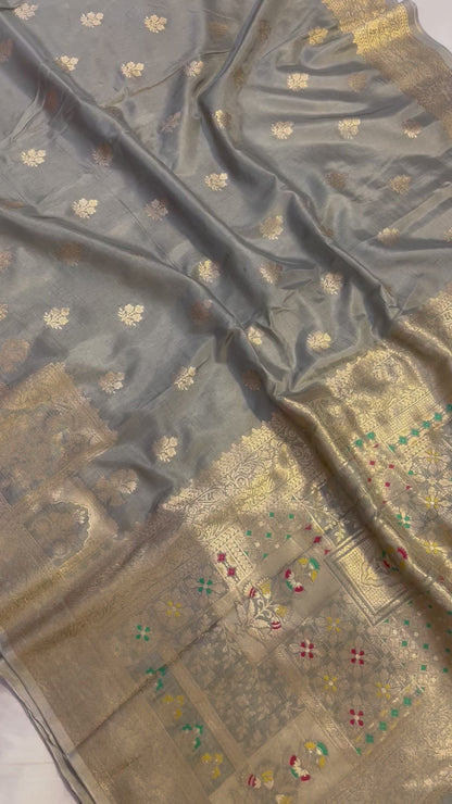 Banarasi Blend Pure Mashru Silk Saree