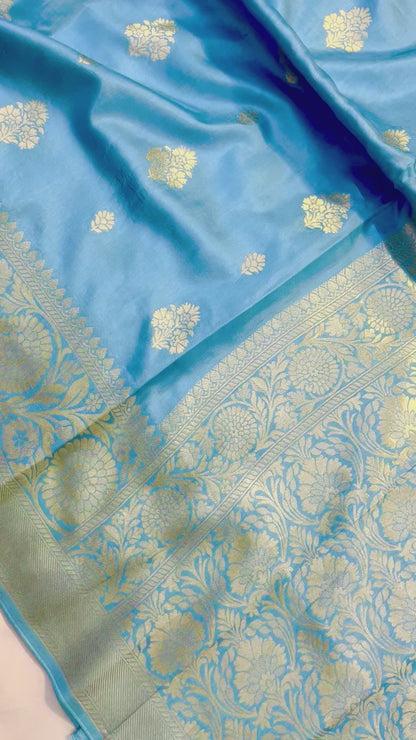 Banarasi Blend Pure Mashru Silk Saree