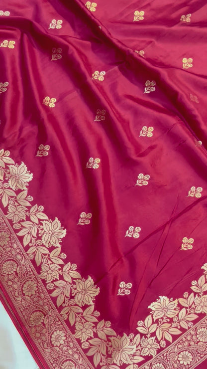 Banarasi Blend Pure Mashru Silk Saree