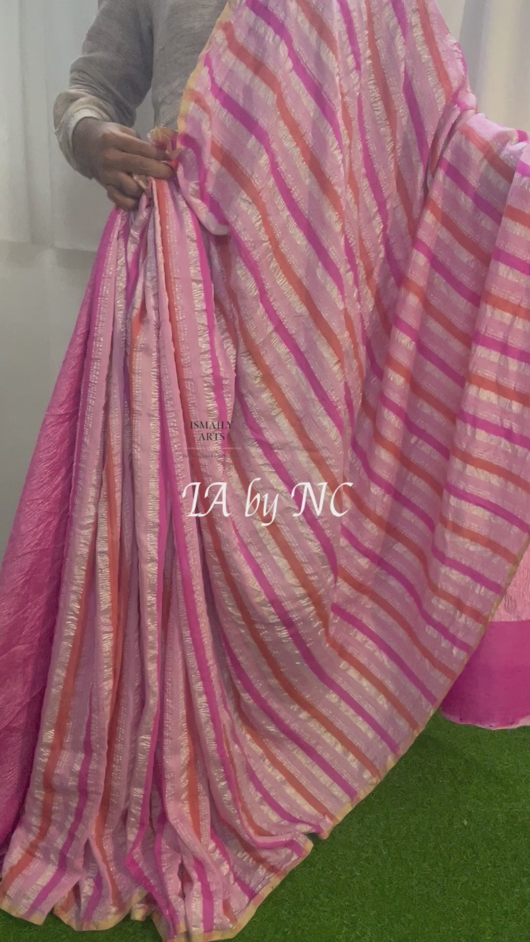 Pink Banarasi Pure Munga Silk Rangkat Saree