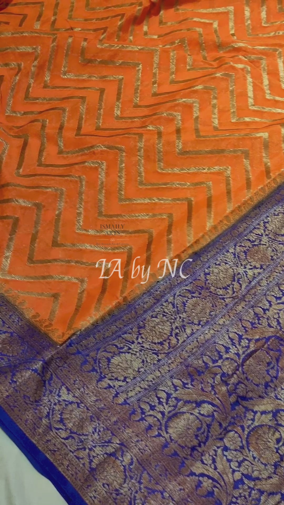 Tiger Banarasi Pure Chiffon Georgette Saree