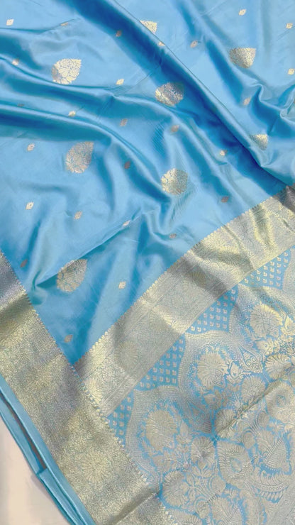Banarasi Blend Pure Mashru Silk Saree