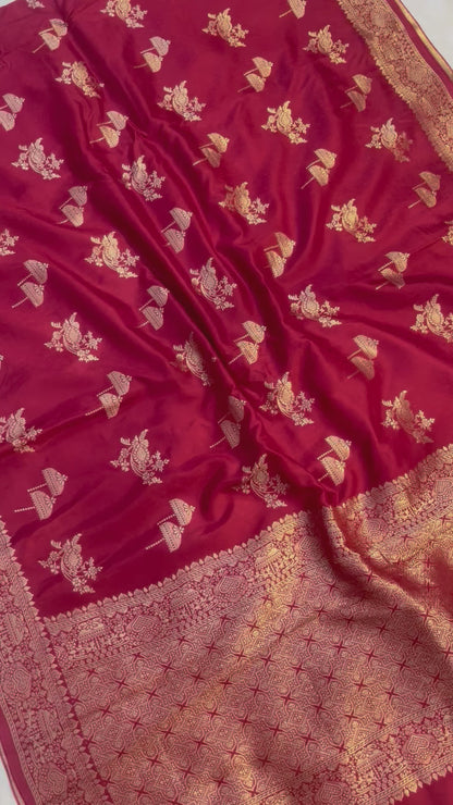 Banarasi Blend Pure Mashru Silk Saree