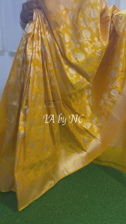 Bumblebee Banarasi Pure Katan Silk Pattu Saree