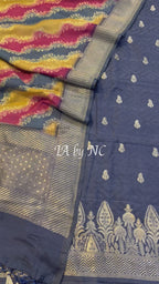 Prussian Banarasi Pure Munga Silk Dress materials