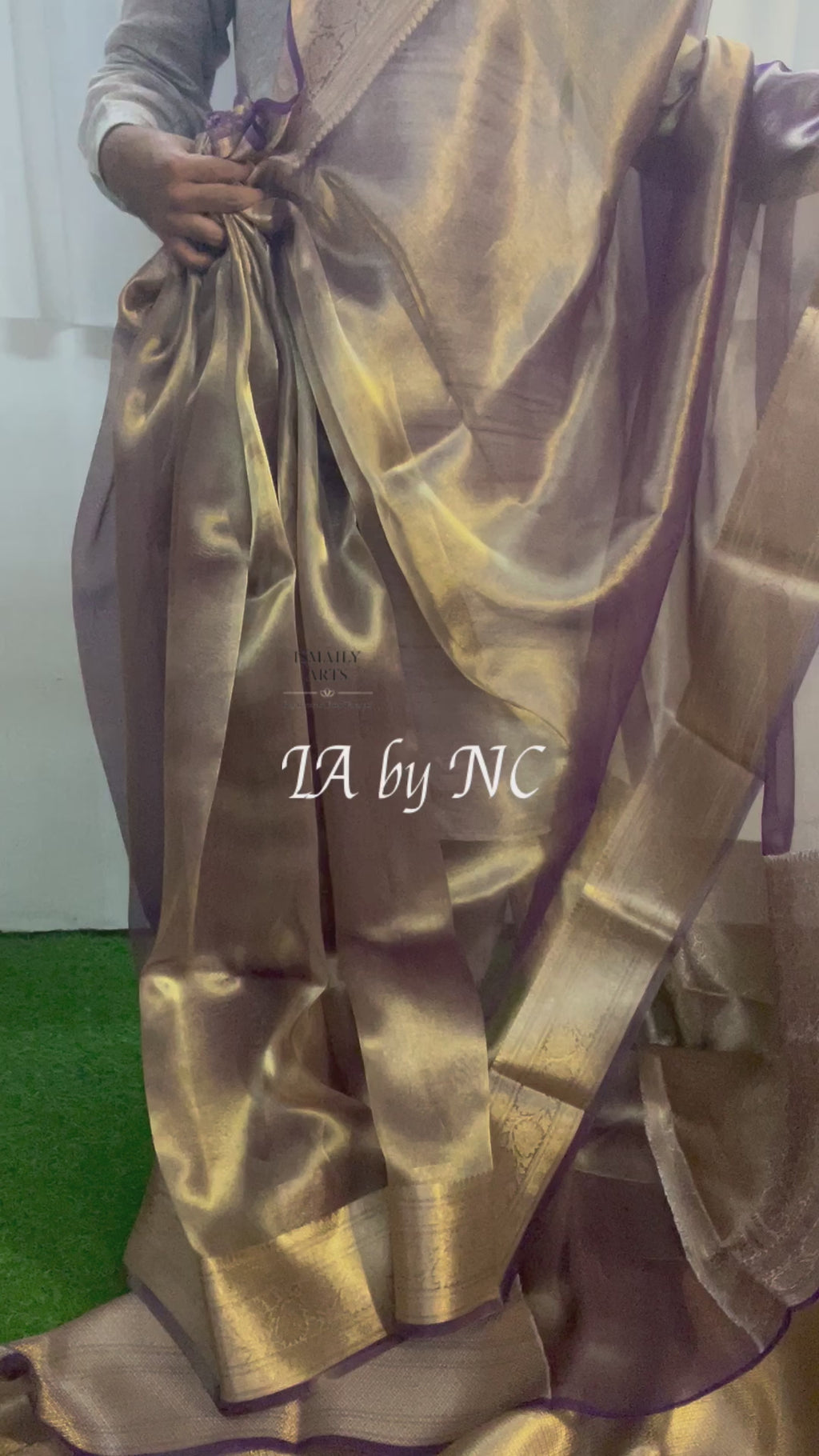 Byzantine Banarasi Pure Tissue Silk Saree