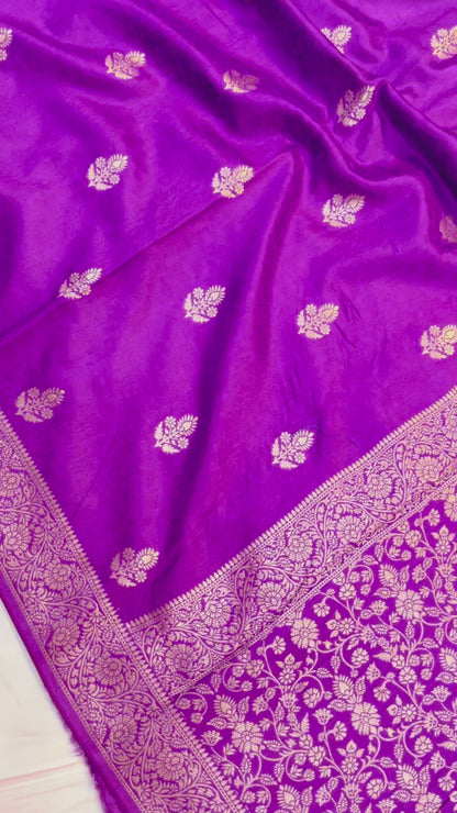 Banarasi Blend Pure Mashru Silk Saree
