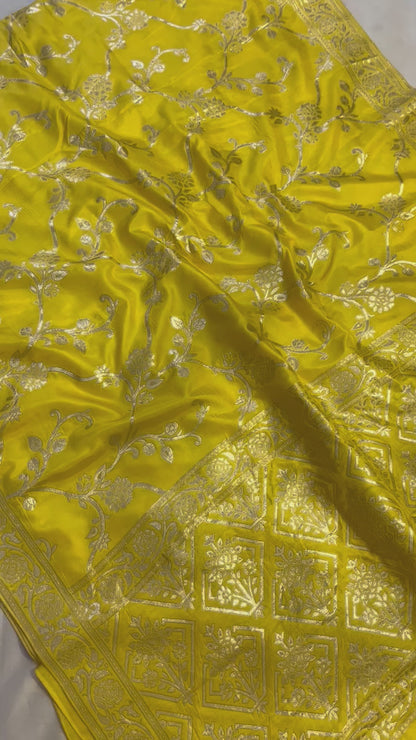 Banarasi Blend Pure Mashru Silk Saree