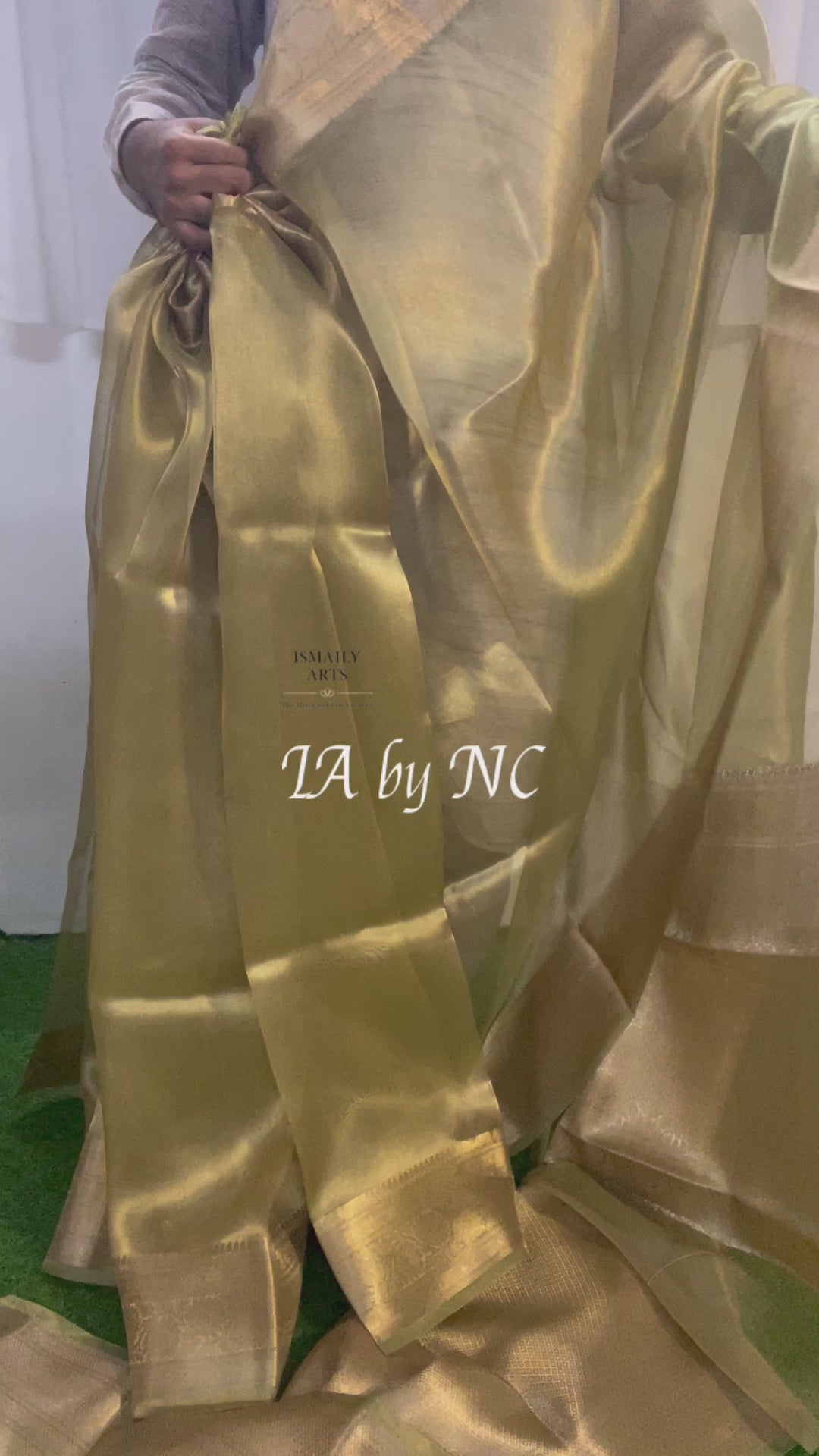 Trombone Banarasi Pure Tissue Silk Saree
