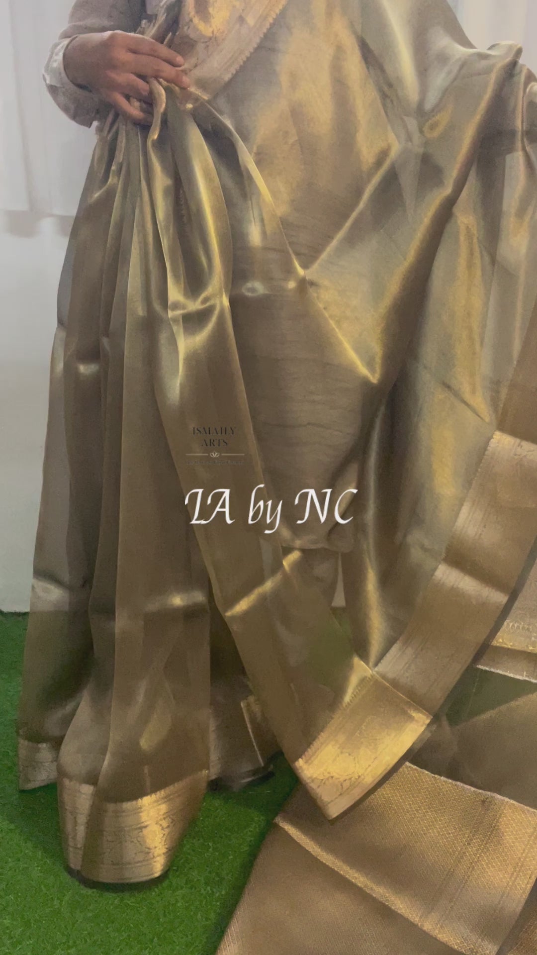 Black Banarasi Pure Tissue Silk Saree