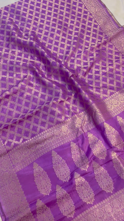 Banarasi Blend Pure Mashru Silk Saree