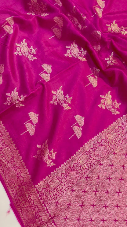 Banarasi Blend Pure Mashru Silk Saree