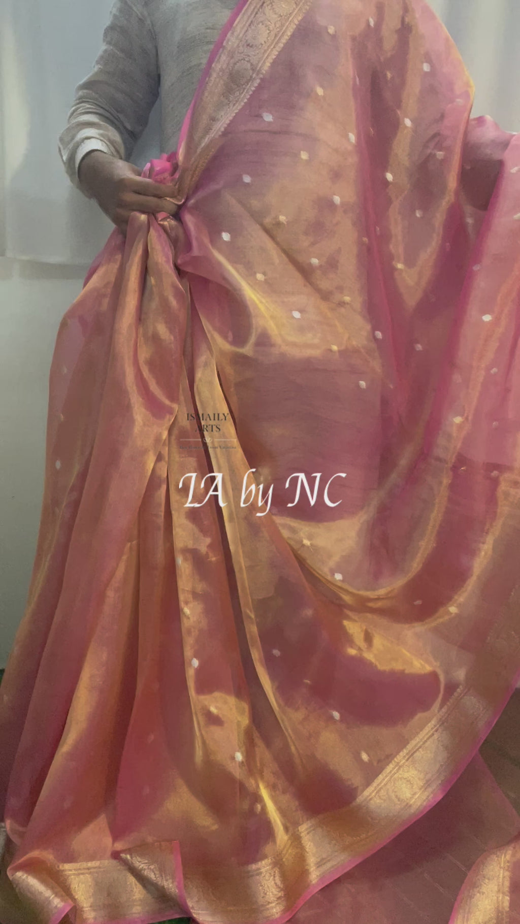 French Banarasi Pure Tissue Silk Sona Rupa Kadwa Saree