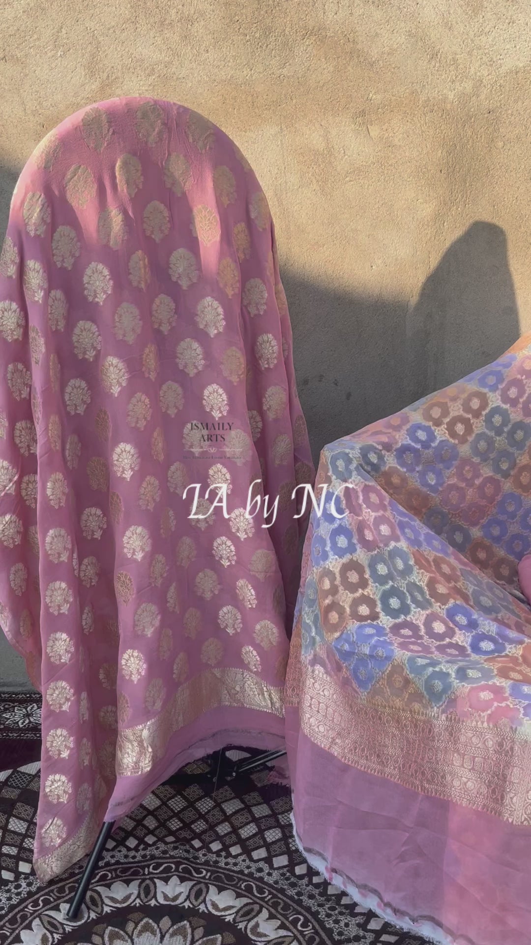 French Banarasi Pure Khaddi Georgette Dress Materials