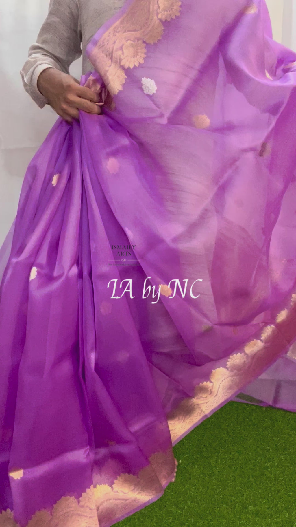Electric Banarasi Pure Kora Silk Kadwa Saree