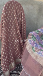 Indian Banarasi Pure Khaddi Tissue Georgette Dress Materials