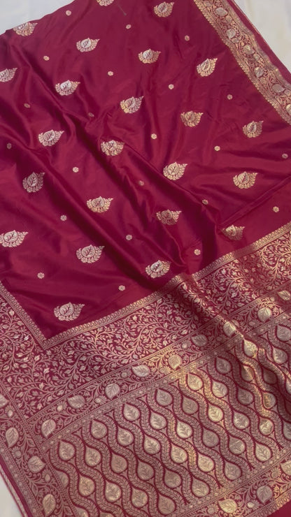Banarasi Blend Pure Mashru Silk Saree