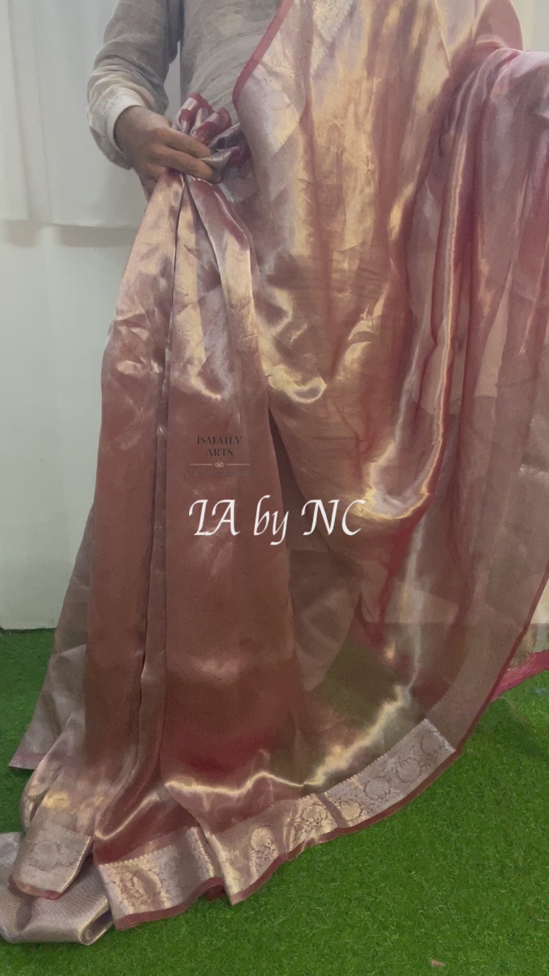 Burgundy Banarasi Pure Tissue Silk Saree