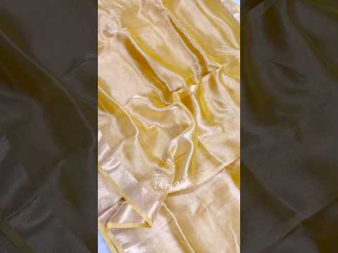 Corn Banarasi Pure Tissue Silk Saree