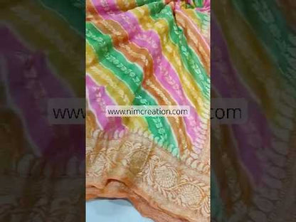 Rangkat Banarasi Pure Chiffon Georgette Saree