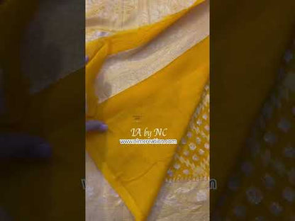 Tuscany Banarasi Pure Khaddi Georgette Saree