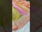 Banarasi Pure Khaddi Georgette Kadwa Saree