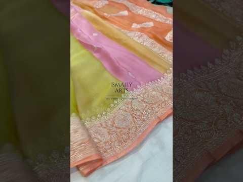 Banarasi Pure Khaddi Georgette Kadwa Saree