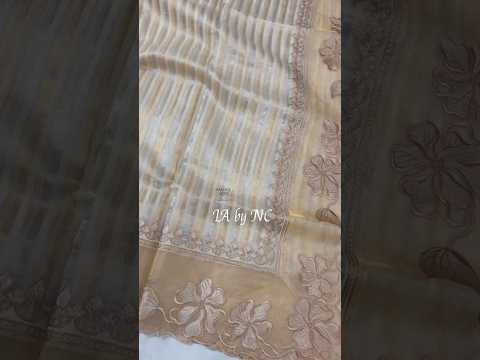 Ivory Banarasi Pure Tissue Silk Designer Saree