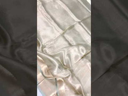 Moss Banarasi Pure Tissue Silk Saree