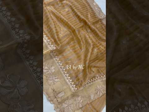 Tan Banarasi Pure Tissue Silk Designer Saree