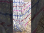 Smoky Salmon Banarasi Pure Khaddi Georgette Saree
