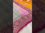 Banarasi Pure Khaddi Georgette Kadwa Saree