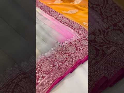 Banarasi Pure Khaddi Georgette Kadwa Saree