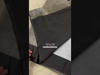 Black Banarasi Pure Tissue Silk Saree