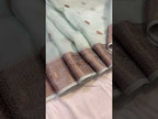 Glacial Banarasi Pure Kora Silk Kadwa Saree