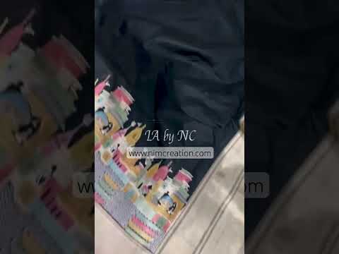 Black Banarasi Pure Katan Silk Kadwa Ganga Ghat Meenakari Pattu Saree