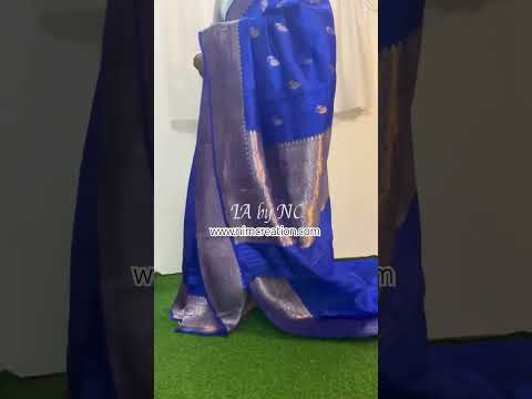 Royal Banarasi Pure Katan Silk Raw Mango Kadwa Saree