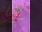 Rose Banarasi Pure Kora Silk Saree