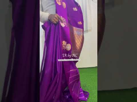 Lollipop Banarasi Pure Katan Silk Raw Mango Kadwa Saree