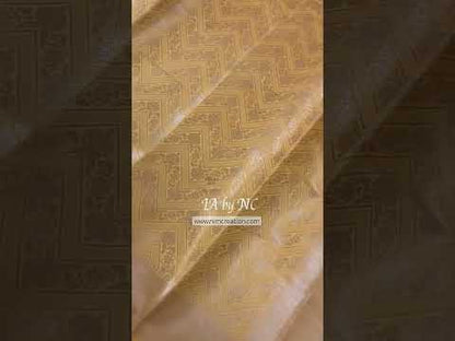 Nayanthara Inspired Banarasi Blend Tissue Brocade Saree