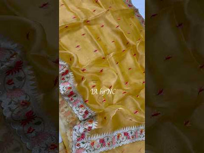 Tuscany Banarasi Pure Tissue Silk Designer Saree