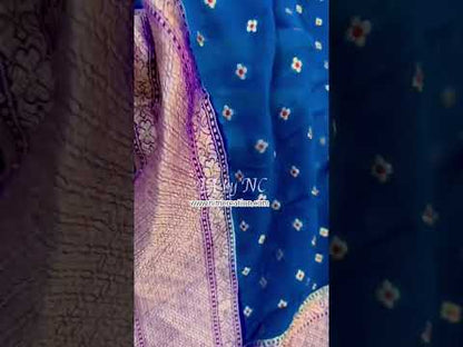 Egyptian Banarasi Pure Khaddi Georgette Saree