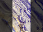 Grape Banarasi Pure Tissue Silk Saree