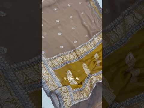 Tortilla Banarasi Pure Khaddi Georgette Kadwa Saree
